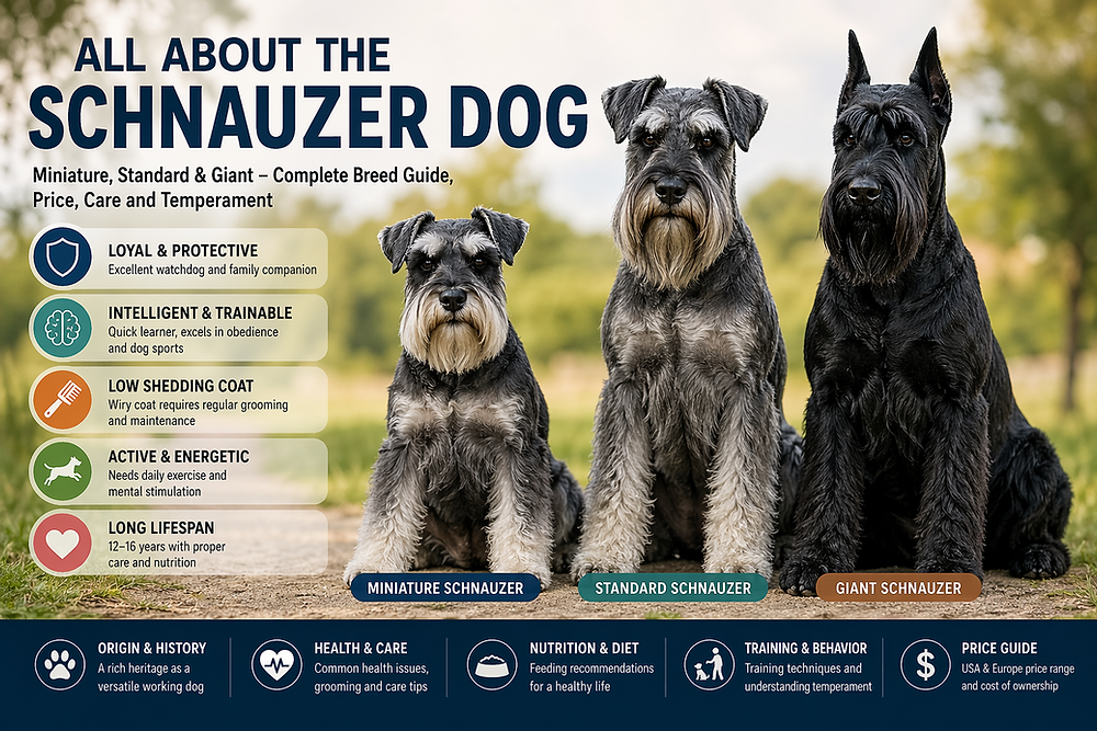 Schnauzer Standard: guia completo da raça