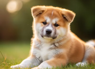 filhote de akita